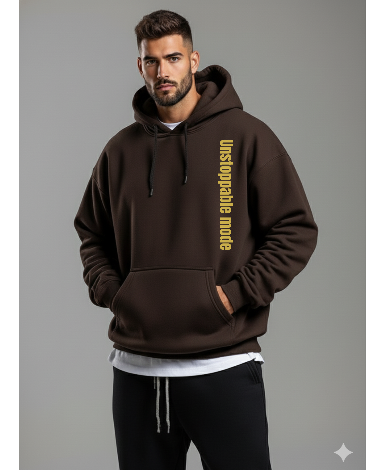 “Step into your Unstoppable Mode Hoodie  – bold style, unbeatable comfort.”