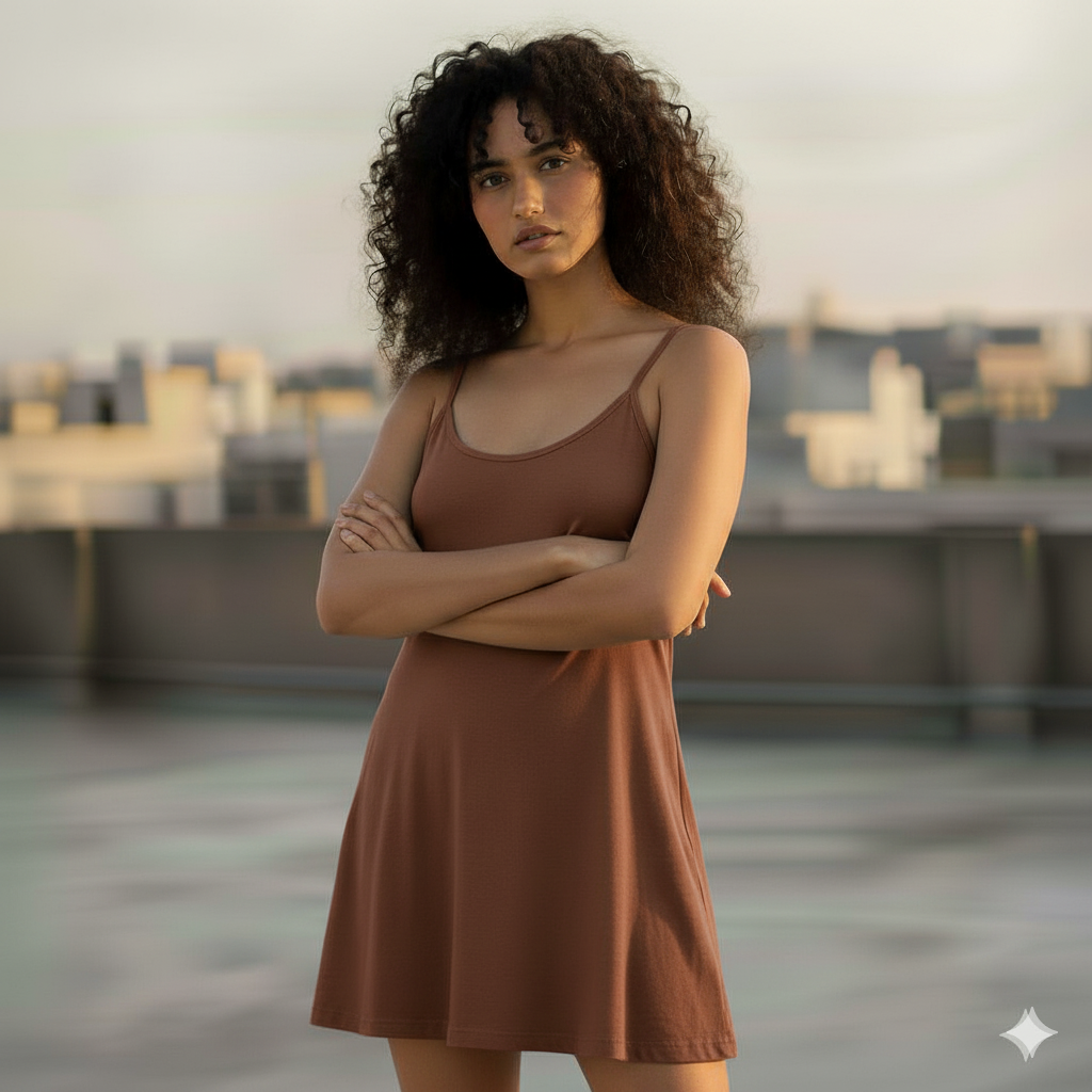 Spaghetti Straps Nightwear Dress