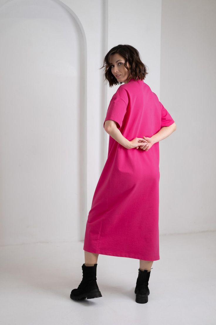 Effortless Maxi T-Shirt Dress – Minimalist Everyday Style