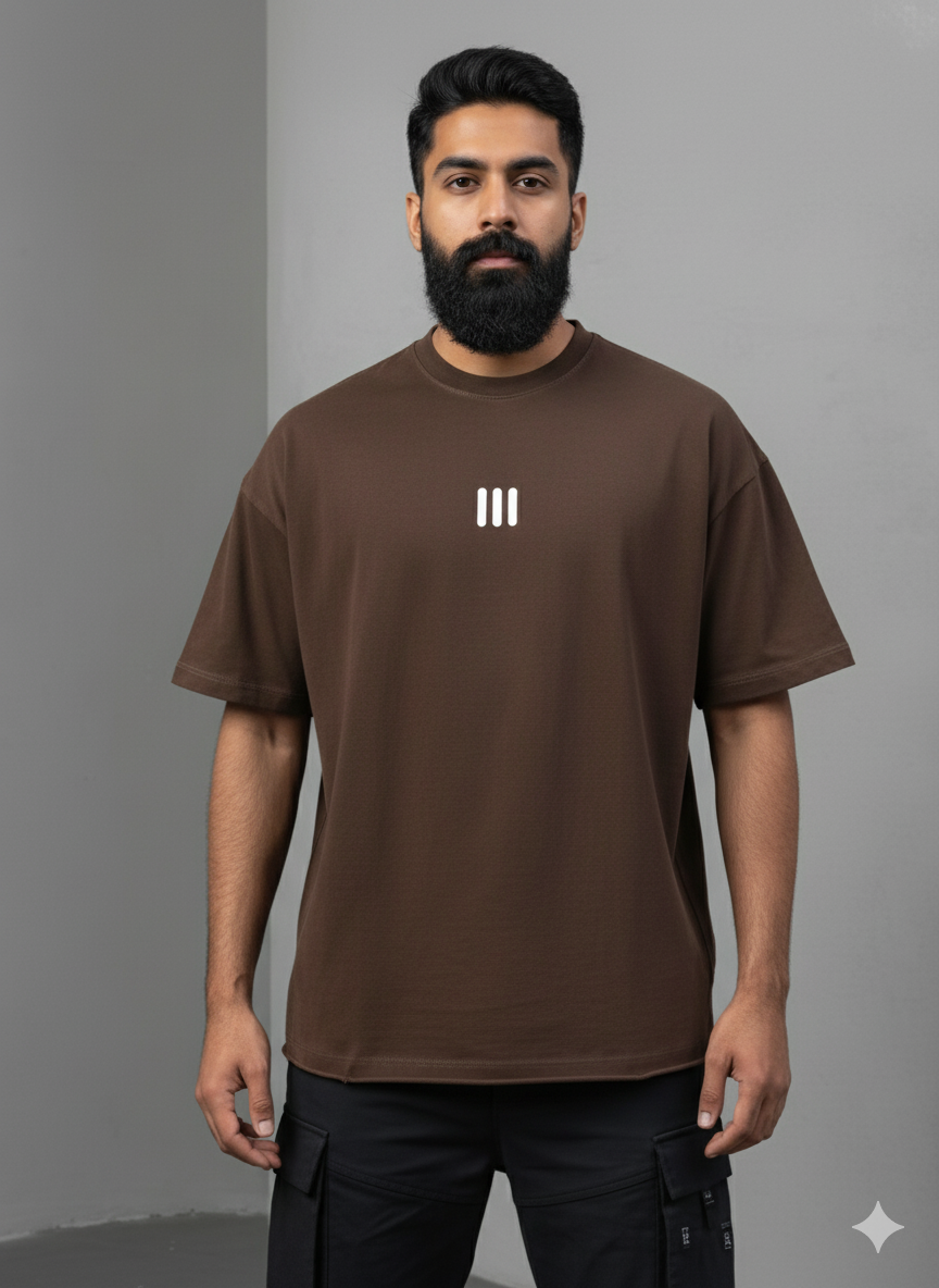 Oversized Minimal Graphic T-Shirt for Men – Streetwear with Modern Edge
